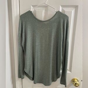 Cross back sweater top